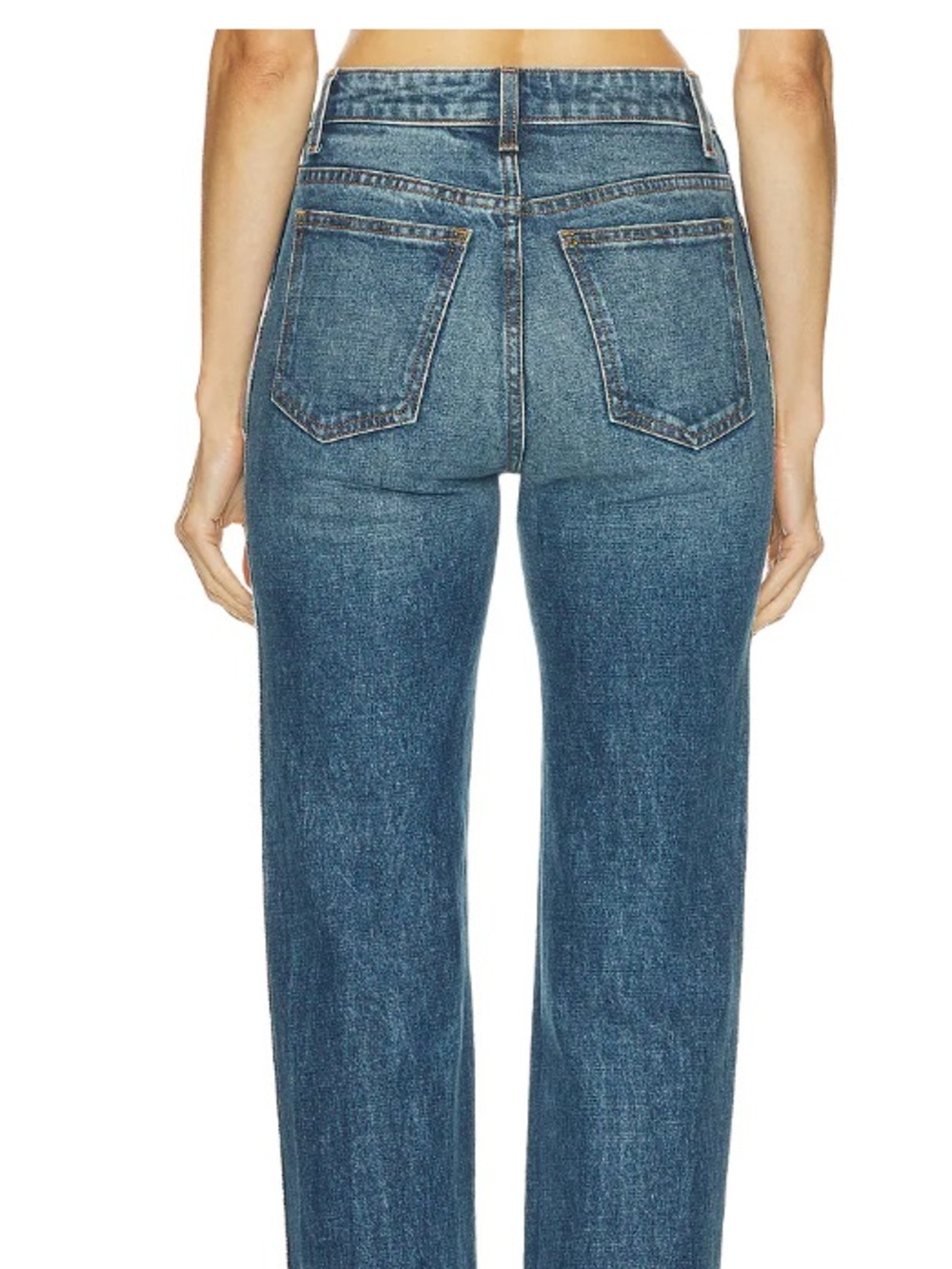 NWT - KHAITE - The Danielle - High rise, straight leg, slim fit. Color: Harkins - Picture 5 of 6